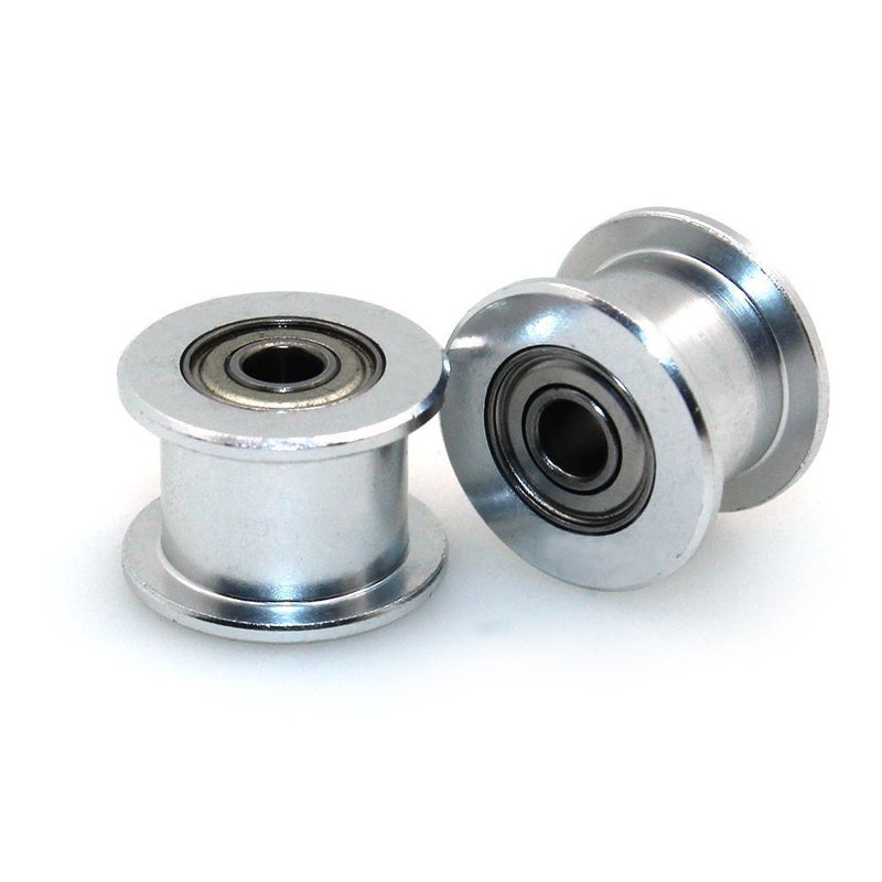 3Dman GT2 20 Toothless Bore 5mm Aluminum Timing Belt Idler Pulley for 6mm Width 3D Printers (10pcs) - Image 5